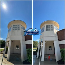 Building pressure washing