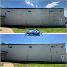 Building washing before after